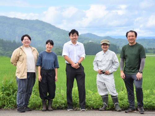 柳津町の現役地域おこし協力隊の集合写真