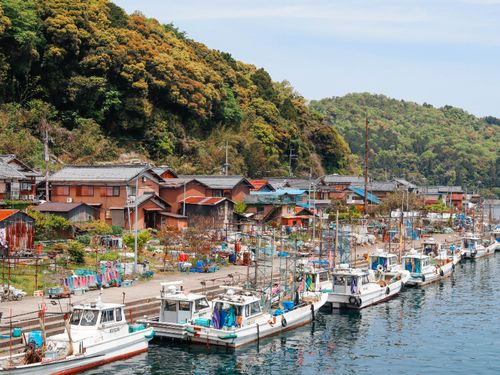 沖島の住宅