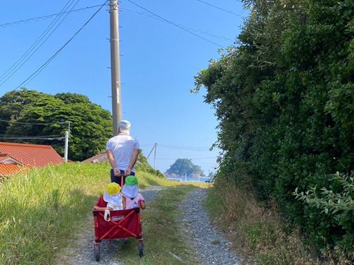 山も海も近く、両方楽しめるのが山口県阿武町の特徴。もちろん温泉も！