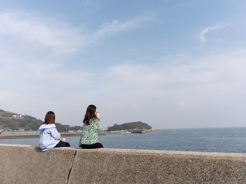 海まで徒歩1分