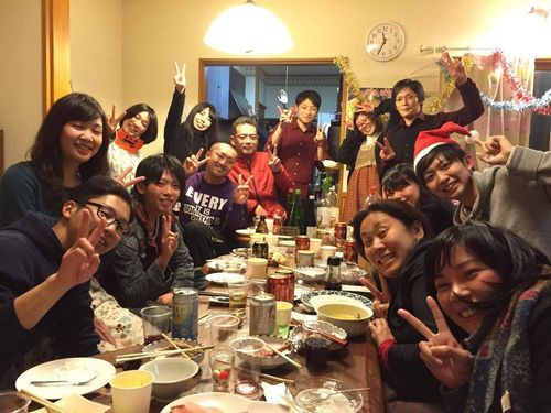 シェアハウスでのイベントの様子（インターンハウス）。ここでの暮らしは一生の思い出になるかもしれません。