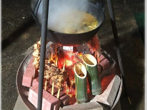 焚火料理