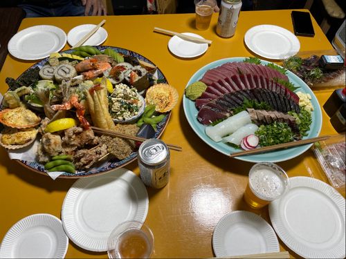 最終日にはみんなで宴会！