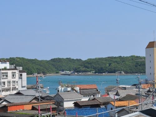 高台から見下ろした町並み