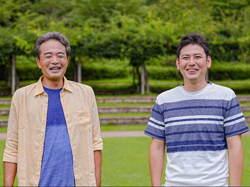 市役所担当の野中（左）と渡邊（右）。一緒に楽しく取り組みましょう！