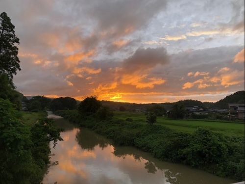 夕暮れ