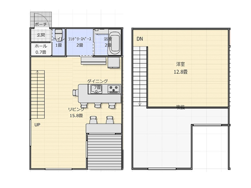 HOUSE MOEWAは家具・家電つきの住宅。セカンドハウスのように使っていただけます。