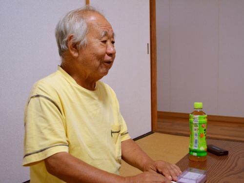 梶賀大敷(株)代表の濱中靖人さん。