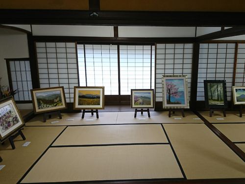絵画展の様子