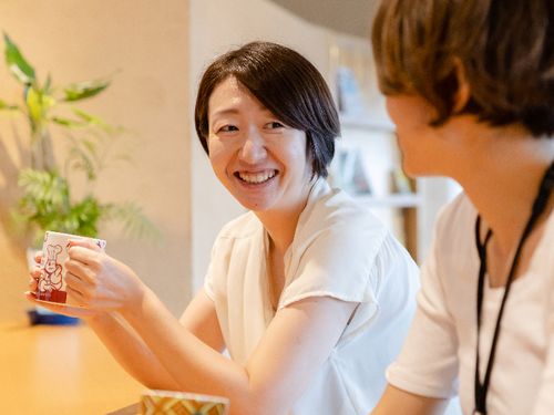 たまには休憩しながらアイデアを膨らませています♪