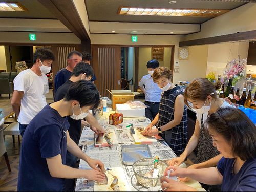 イカの塩辛の作り方を教えてもらったり！