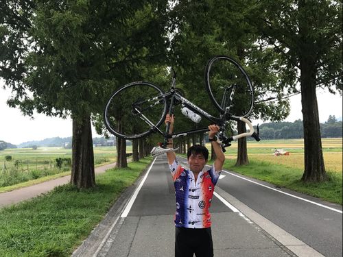 オーナー渡辺氏　ロードバイクが大好き！　