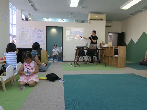 子連れでのイベント参加の様子
