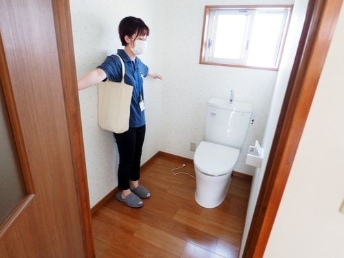 広々したトイレです！