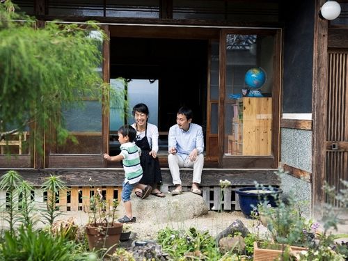 自然素材を生かし、古民家を改修した暮らし