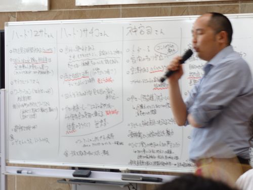 グリーンツーリズムについてのワークショップの様子