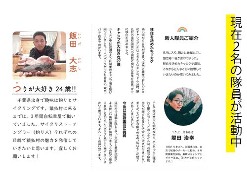 現在活動中の隊員紹介