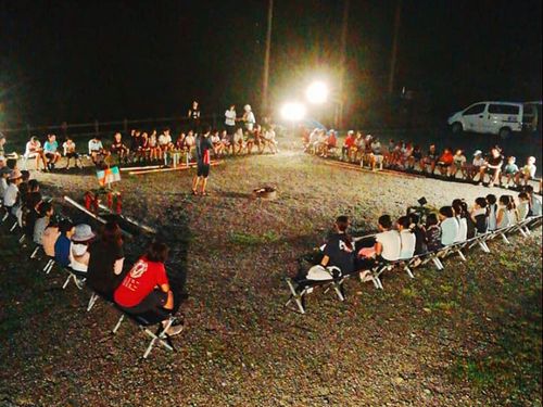 夏の冒険学校（成川渓谷にて）