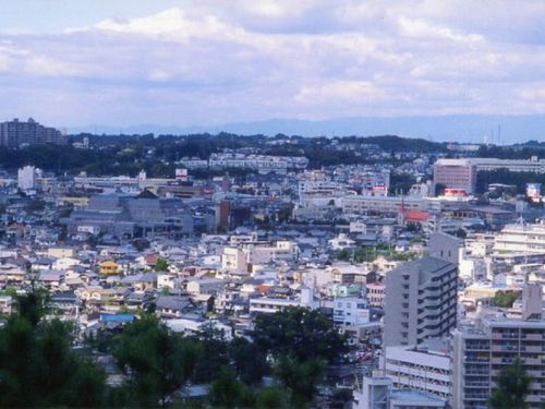 市内北部の住宅の様子