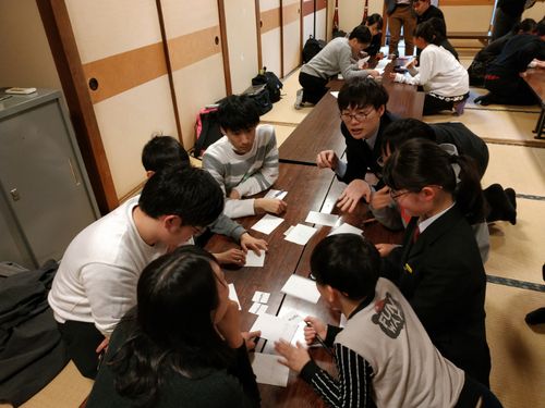 大阪大学生・野村高校生の交流