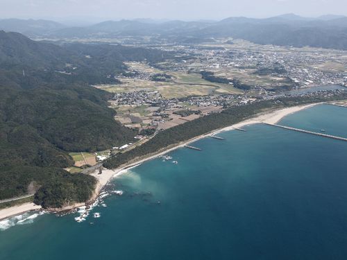 串間市福島地区を上空から！