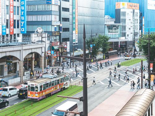 熊本の人が“まち”と呼ぶ市中心部の繁華街