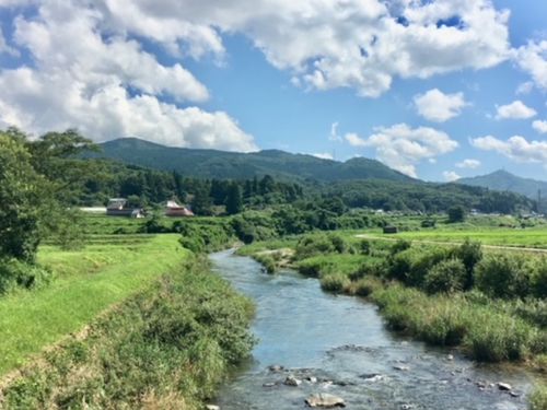 太田川の源流域に広がる里