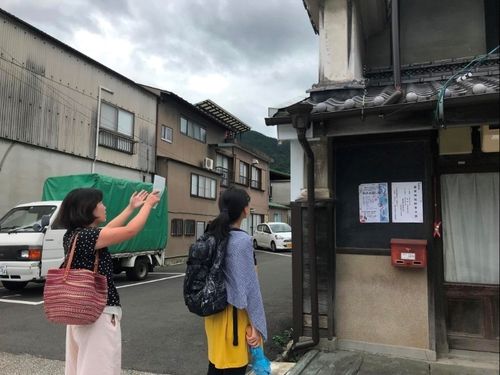 現地に来られた際は地域案内も行います。