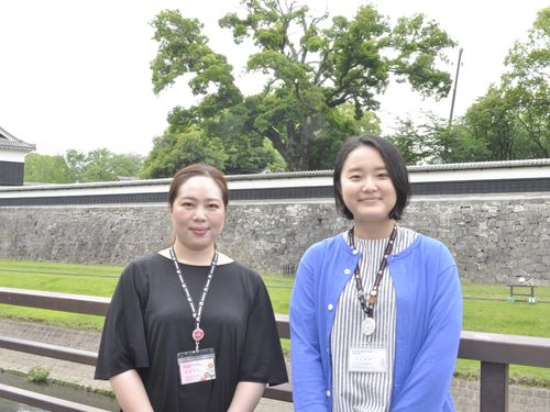 熊本市UIJターンサポートデスク　清島（左 現役ママ）・池田（右）