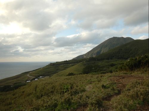悪石島のヘリポートからの眺め