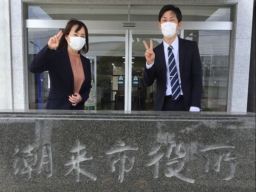 担当職員の２人です！とても面倒見がよくて、何でも相談できますよ