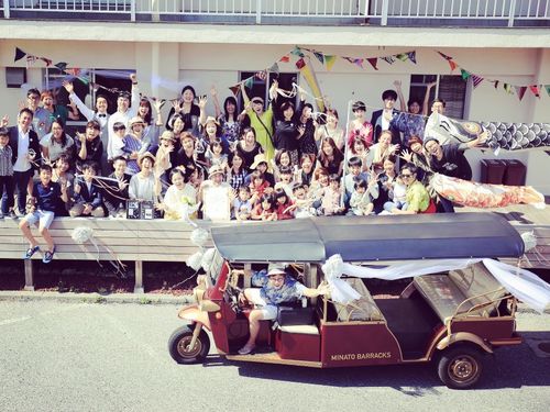 ミナバラ住人の結婚披露パーティも開催。愛ある賃貸住宅です！