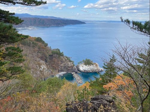 太平洋に広がる眺望は開放感溢れる雄大な景色として知られる