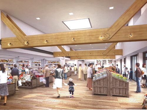 リニューアルオープンする金木観光物産館(内装)のイメージ図です！