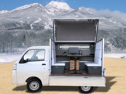 軽トラの荷台をワークスペース！「モバイルワークステーション」