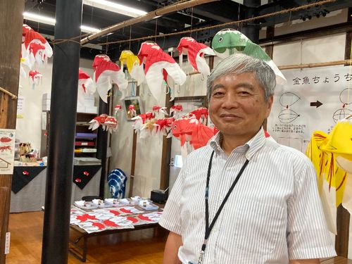 ゲストの田中さん：金魚ちょうちんの伝道師として活躍されています