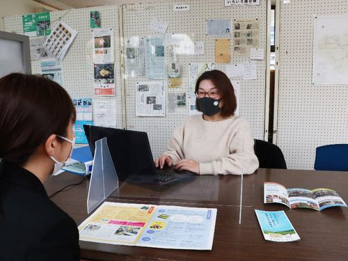 職業相談の様子