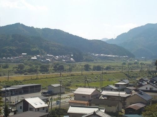 高台から見える周辺の風景