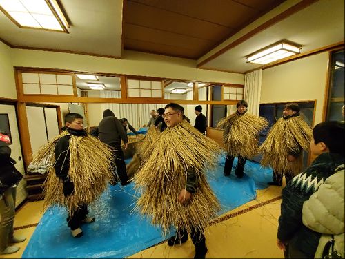 集落ごとに営まれる大晦日の伝統行事