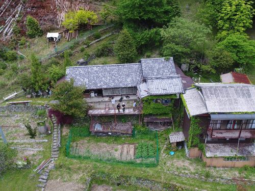 ドローンで撮影したリーベ全景