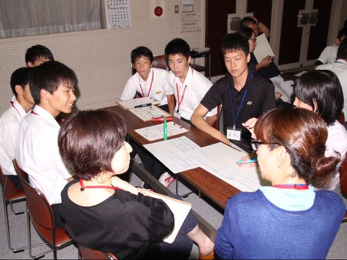 近永駅周辺賑わい創出プロジェクトわくわくワークショップの様子