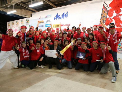第10回B-1グランプリin十和田にてゴールドグランプリを受賞した熱血‼勝浦タンタンメン船団のみなさん