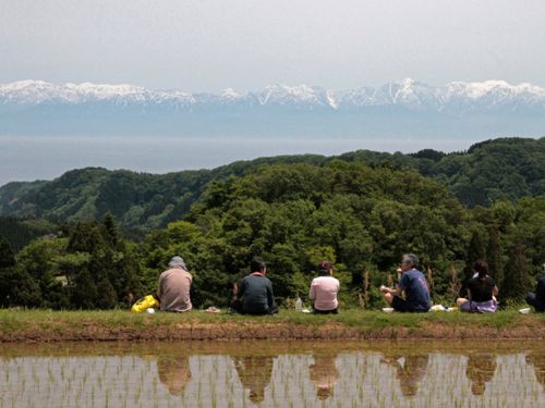 山間部の風景