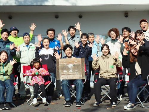 壁のペンキ塗りイベント