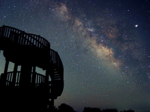 神野山から見られる星空