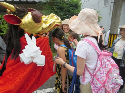 地域のお祭りを体験