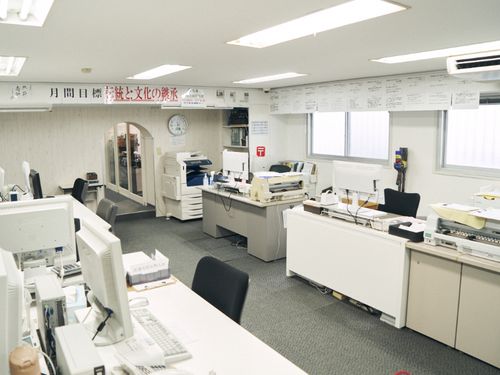 １階の改築と同時に社員が働く２階のスペースも改装、今以上に働きがいのある会社を目指していきます