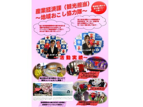 現在活動中の地域おこし協力隊2名の紹介！