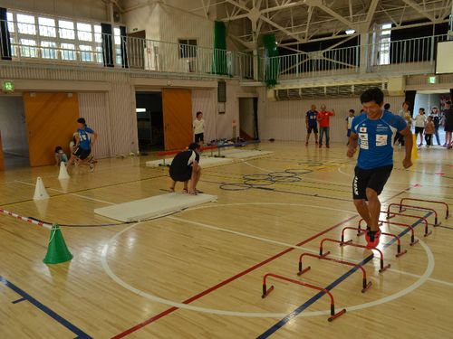 日本代表チームとの合同練習