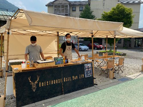 屋台営業の様子
